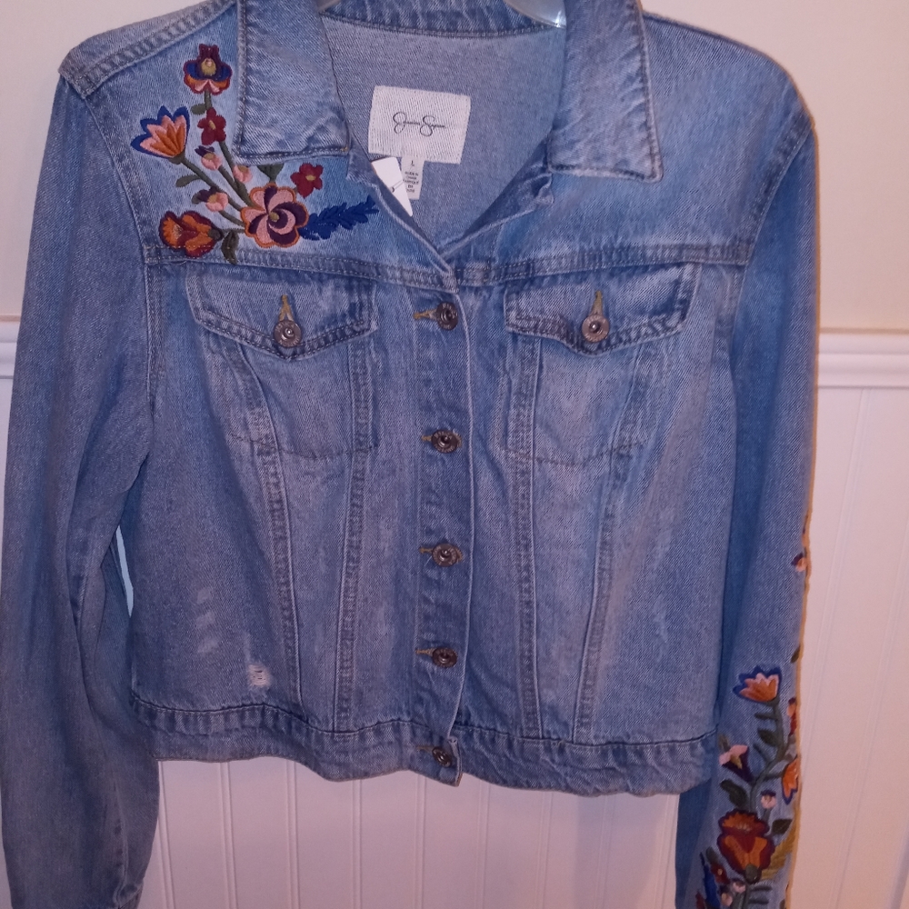 Jessica Simpson denim jacket